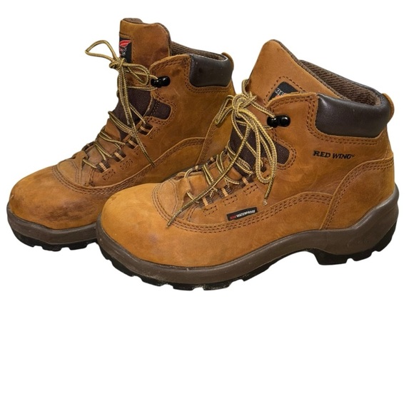 Red Wing 2327 Steel Toe Water Proof Oil Resistant Work Boots Women’s 7.5 Sturdy - Picture 15 of 16